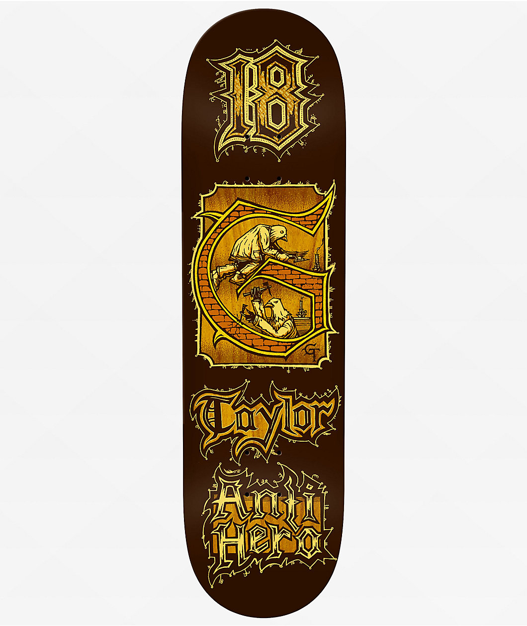 Anti-Hero Grant Medieval 8.38" Skateboard Deck