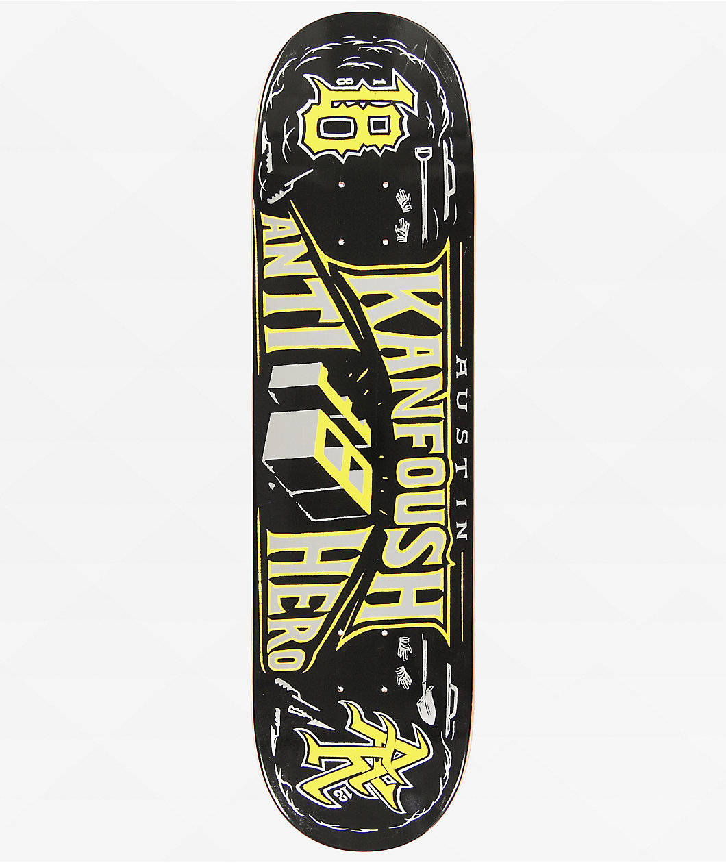 Anti-Hero Kanfoush Customs 8.25" Skateboard Deck
