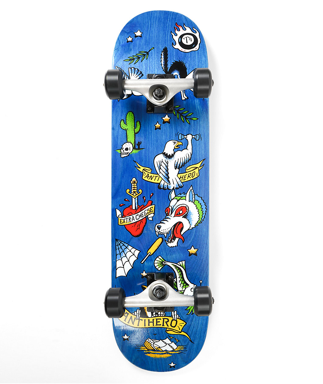 Anti-Hero No Regerts 7.75" Skateboard Complete