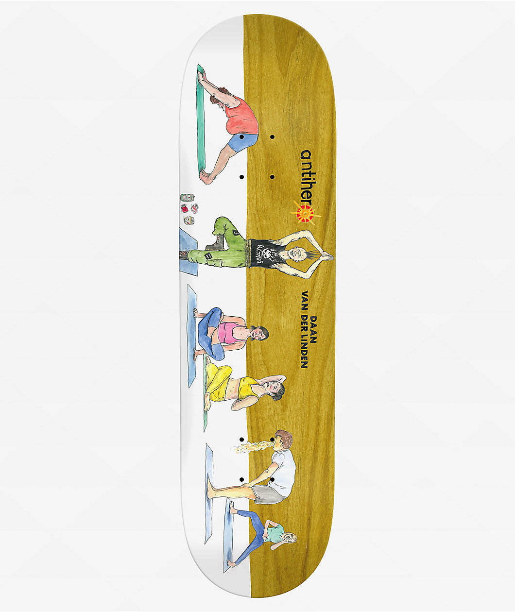 Anti-Hero Van Der Linden I Farted In Yoga 8.38" Skateboard Deck