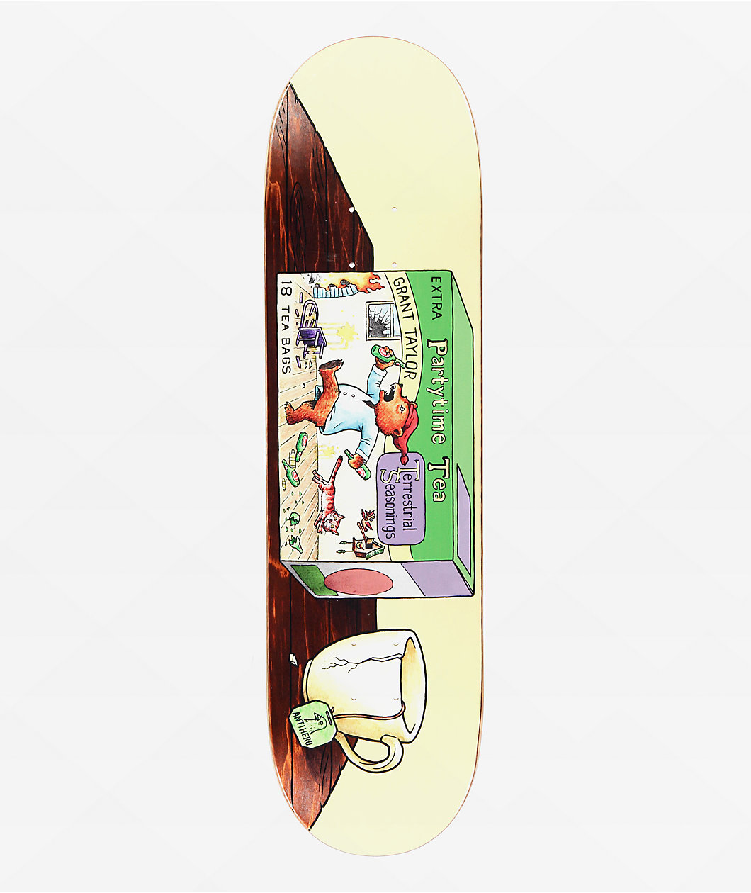 Anti-Hero x Grimple Stix Grant Terrestrial Seasonings 8.38" Skateboard Deck
