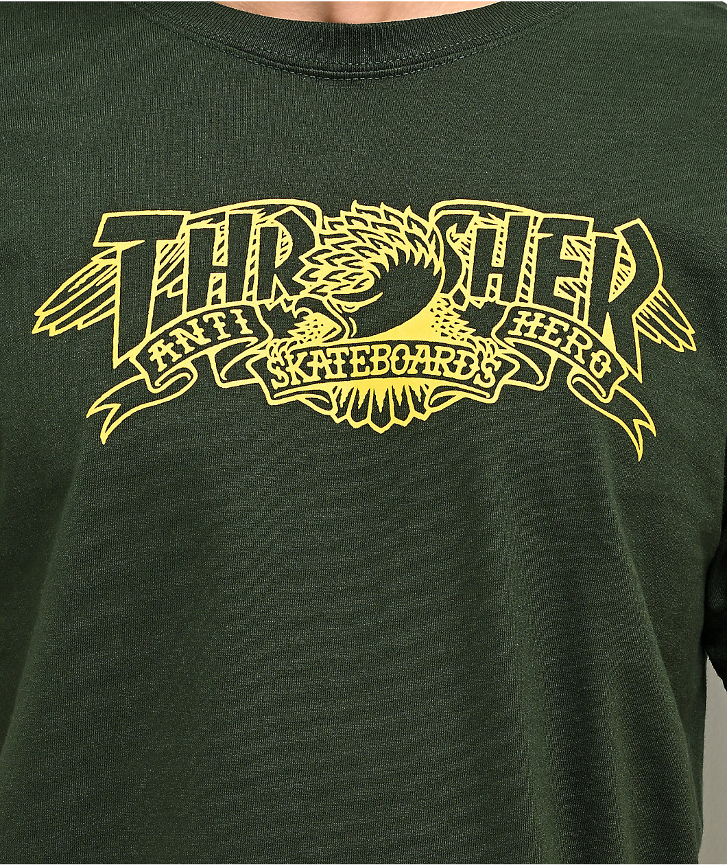 Anti-Hero x Thrasher Mag Banner Green T-Shirt