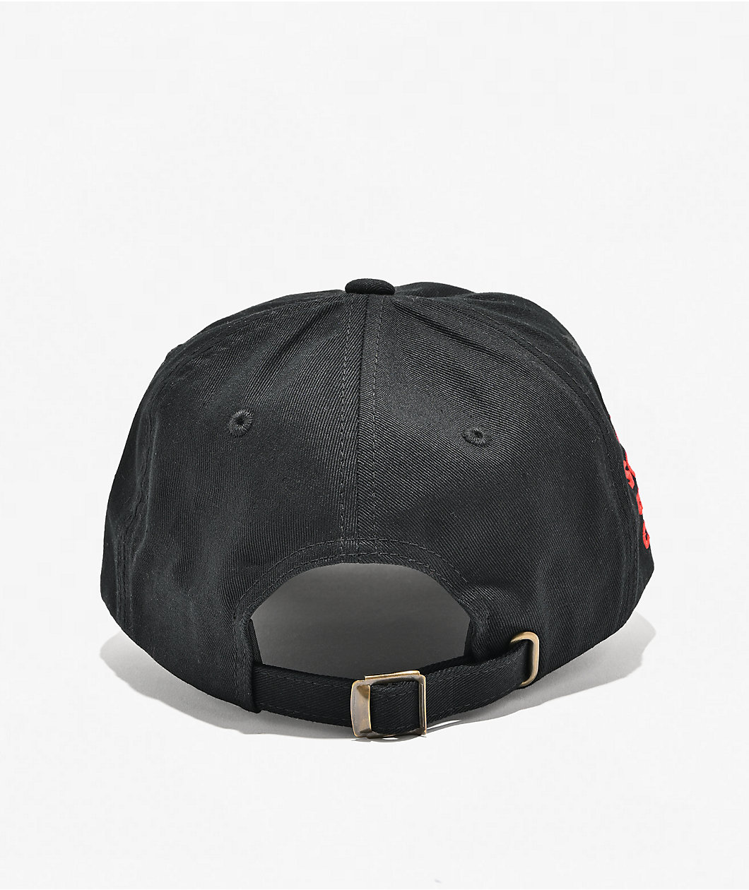 Anti Social Social Club Mind Games Black & Red Strapback Hat
