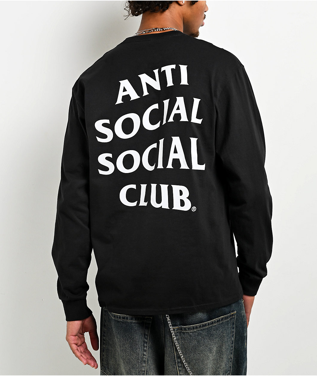 Anti Social Social Club Mind Games Black Long Sleeve T-Shirt