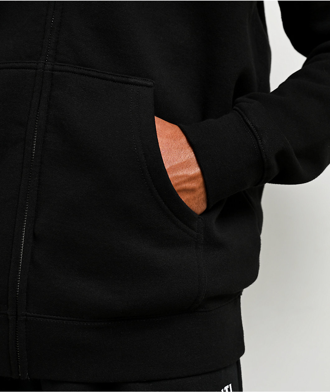 Anti Social Social Club Mind Games Black Zip Hoodie
