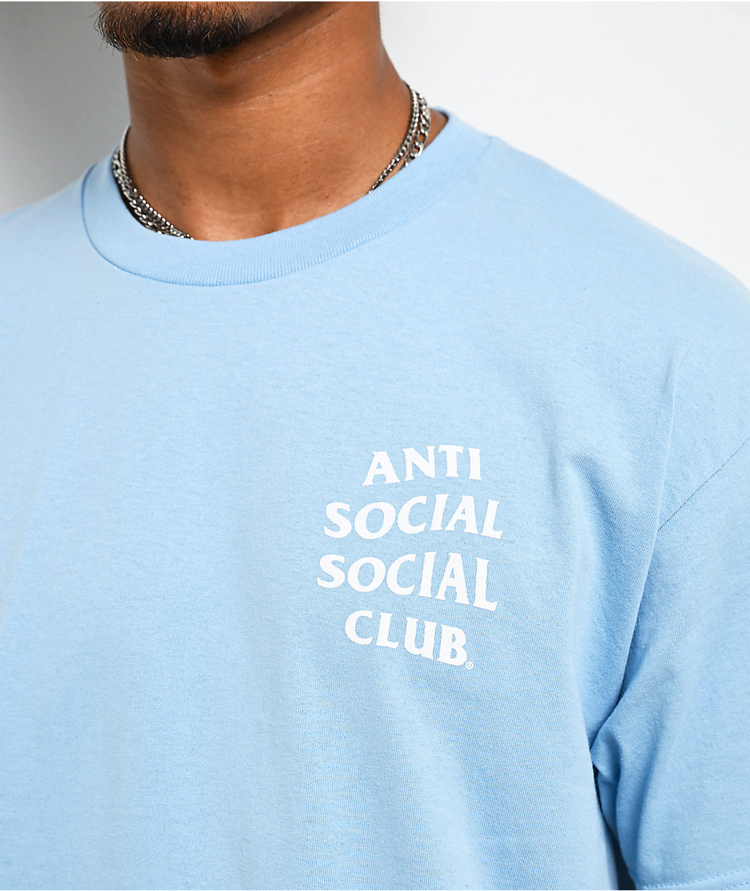 Anti Social Social Club Mind Games Light Blue T-Shirt