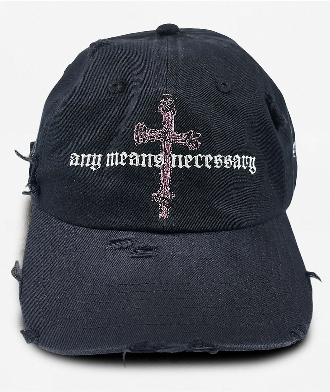 Any Means Necessary Forsaken Black Snapback Hat