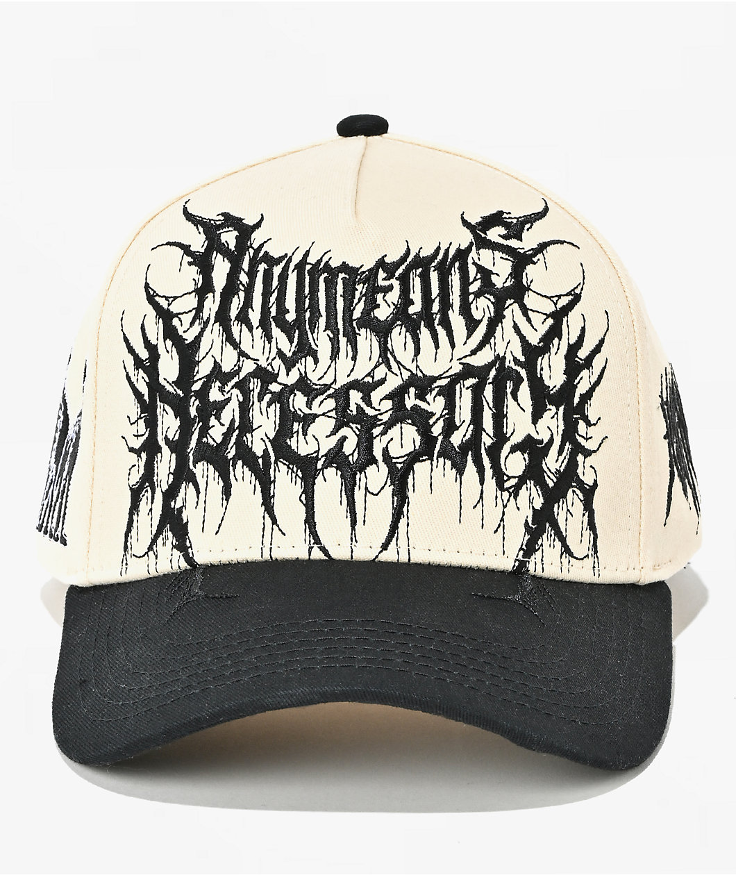 Any Means Necessary Roaming Cream & Black Snapback Hat