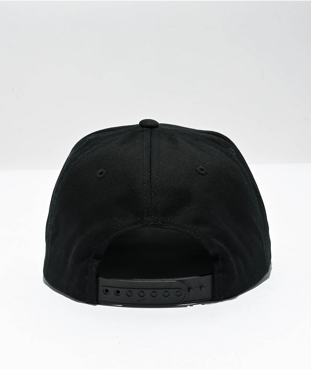 Any Means Necessary Scratchy Black Snapback Hat