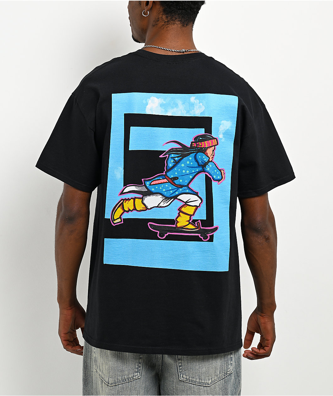 Apache Clouded Black T-Shirt