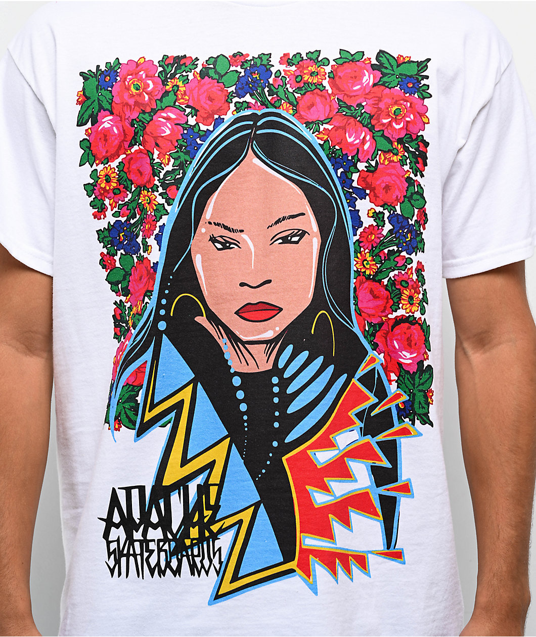 Apache Flower Girl White T-Shirt