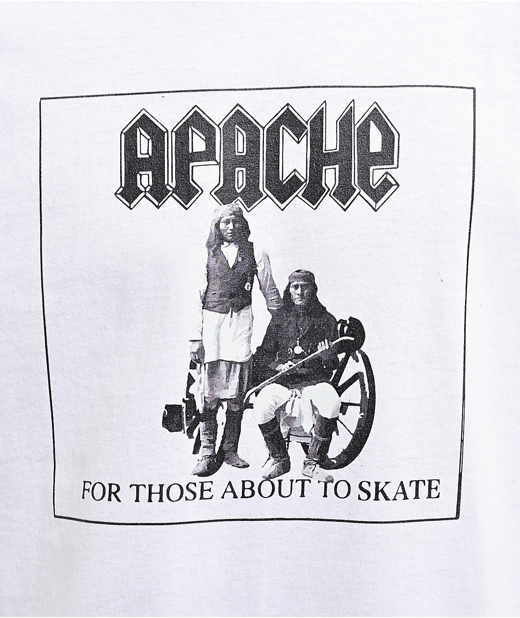 Apache Rock & Roll White T-Shirt