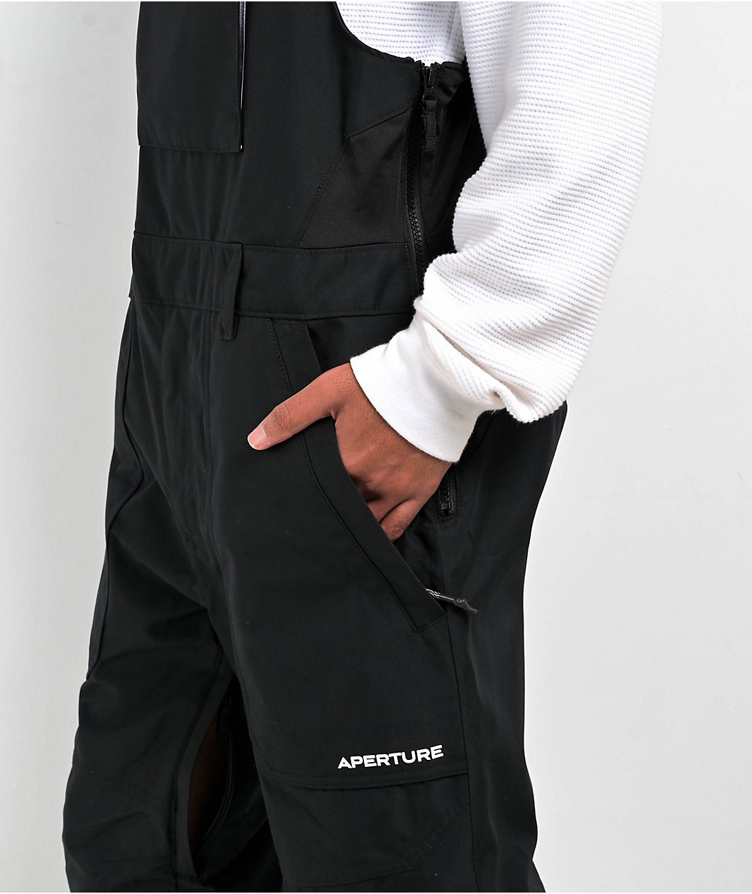 Aperture Steamboat Black 10K Snowboard Bib Pants