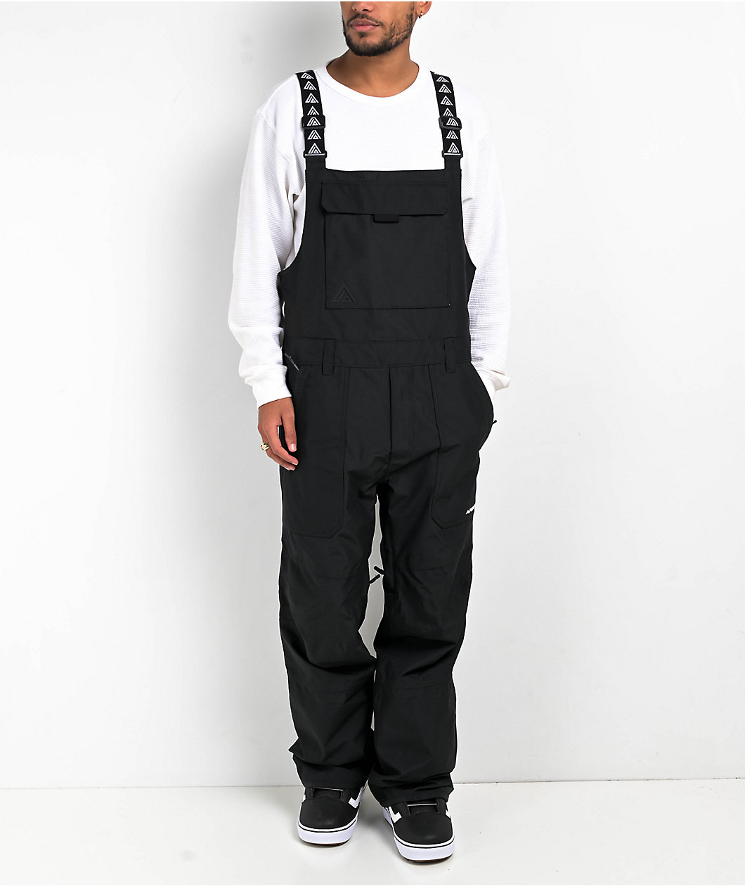 Aperture Steamboat Black 10K Snowboard Bib Pants