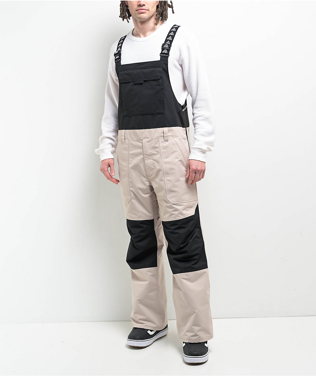 Aperture Steamboat Black 10K Snowboard Bib Pants