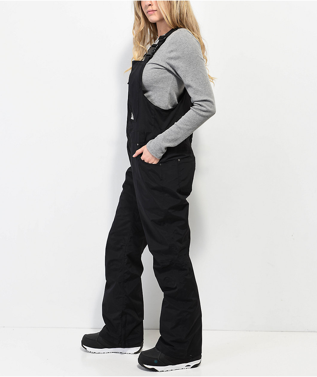 Aperture Stellas Run Black 10K Bib Snowboard Pants