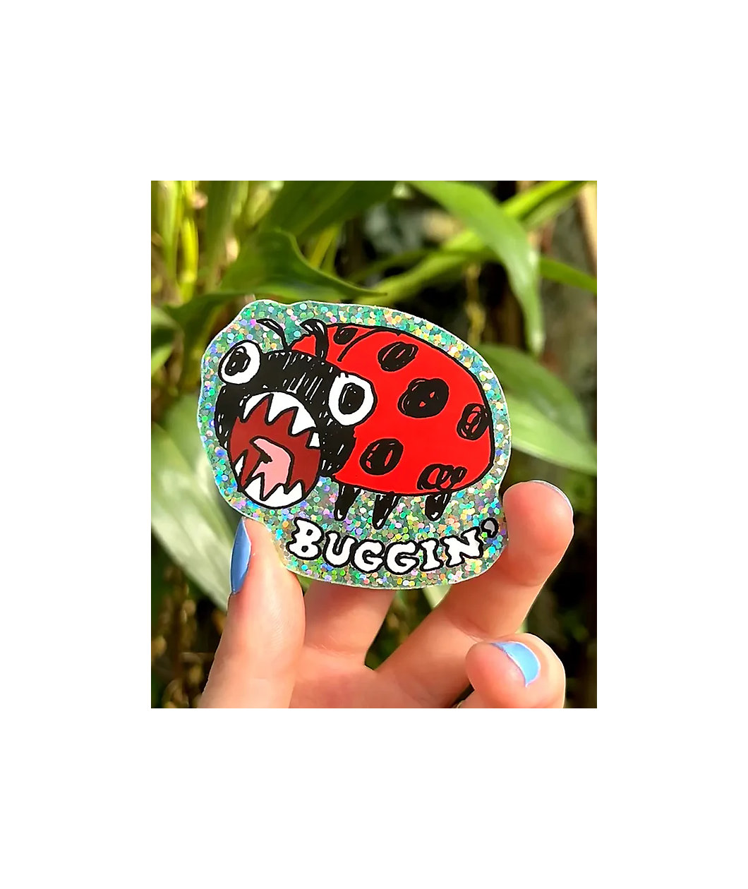 Apply Buggin Sticker