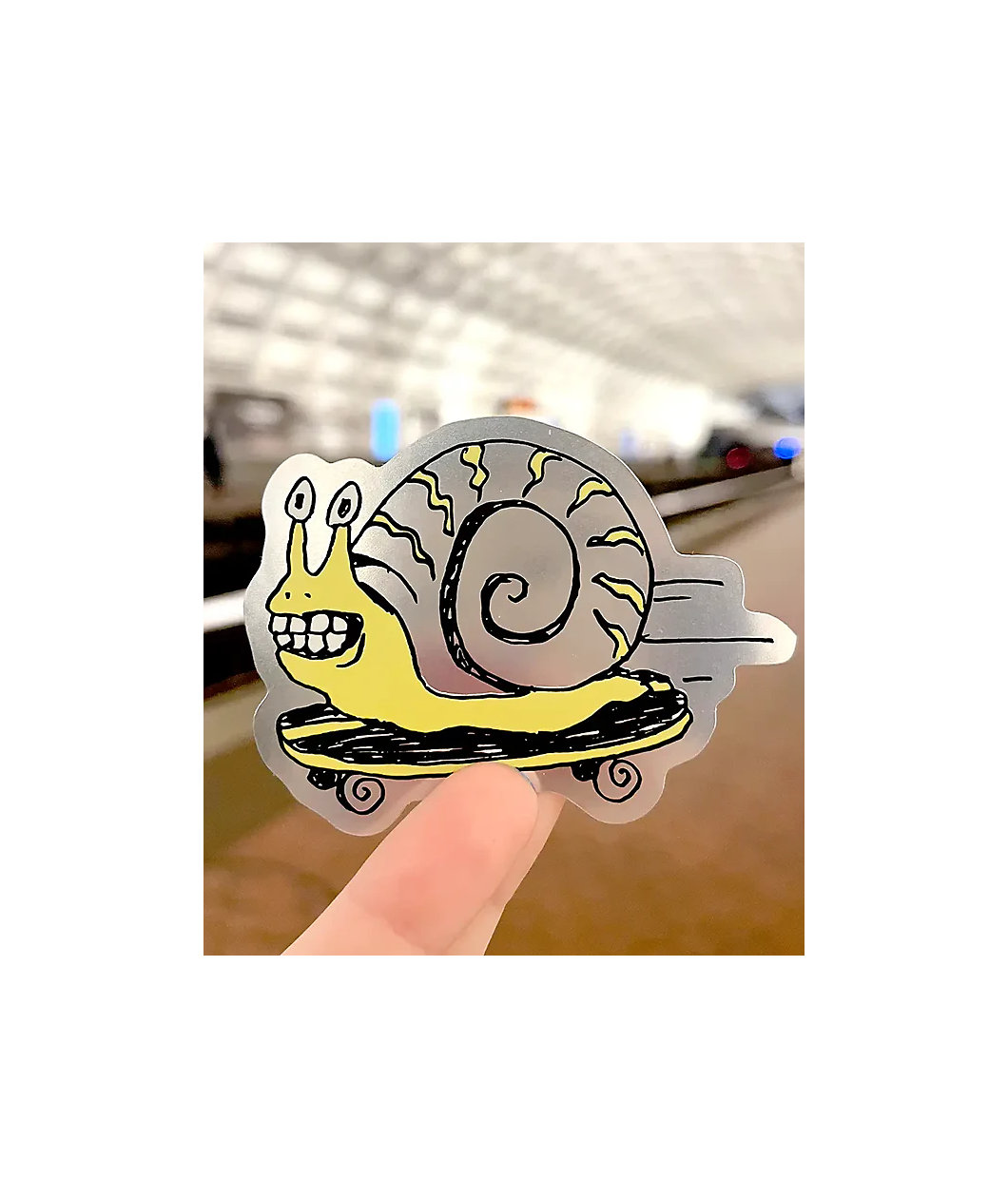 Apply Skater Snail Sticker