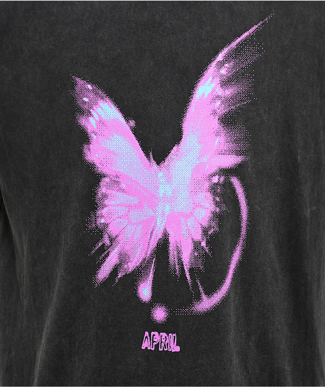 April Bright Black Wash T-Shirt