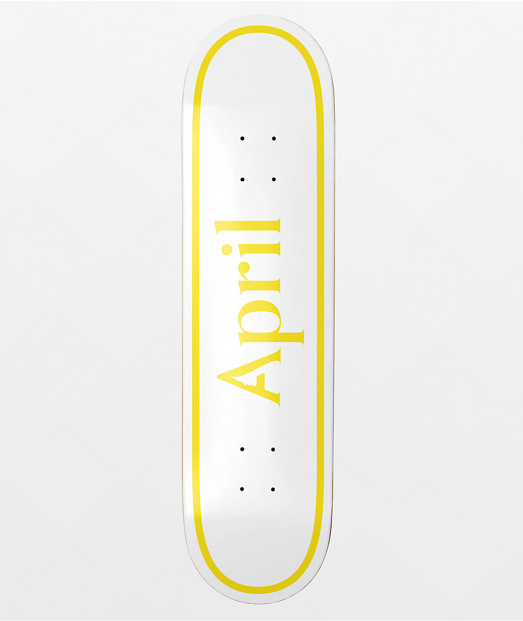 April OG Logo Twin 8.0" Skateboard Deck