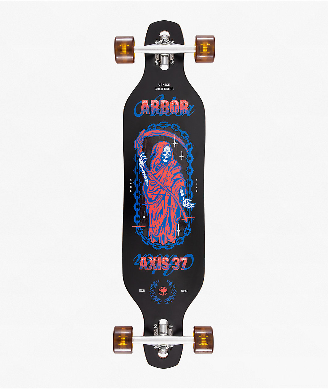 Arbor Axis Journey Reaper 37" Drop Through Longboard Complete