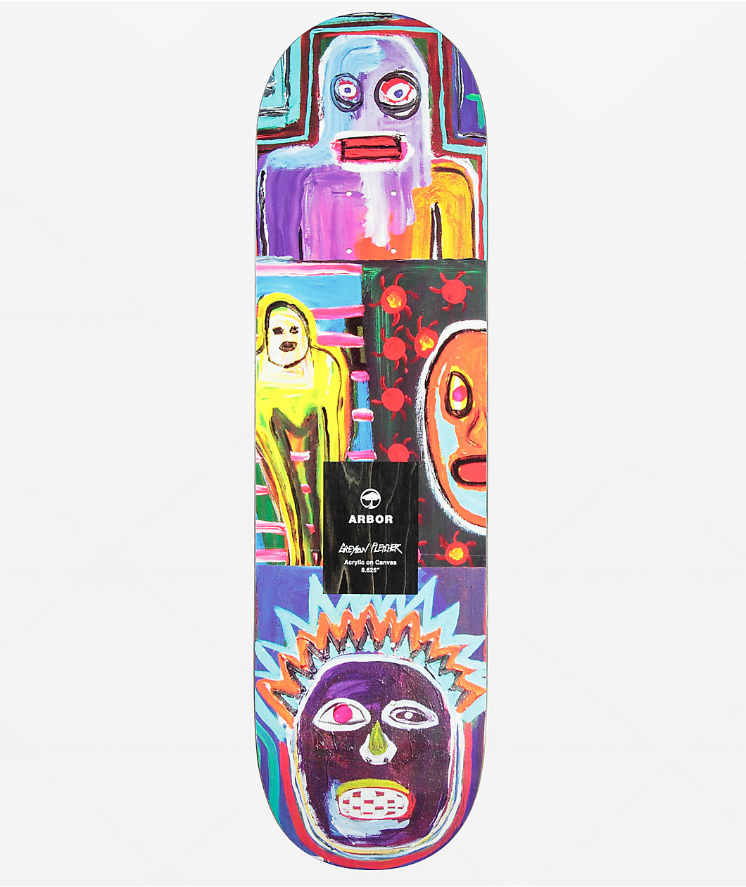 Arbor Greyson Collage 8.625" Skateboard Deck