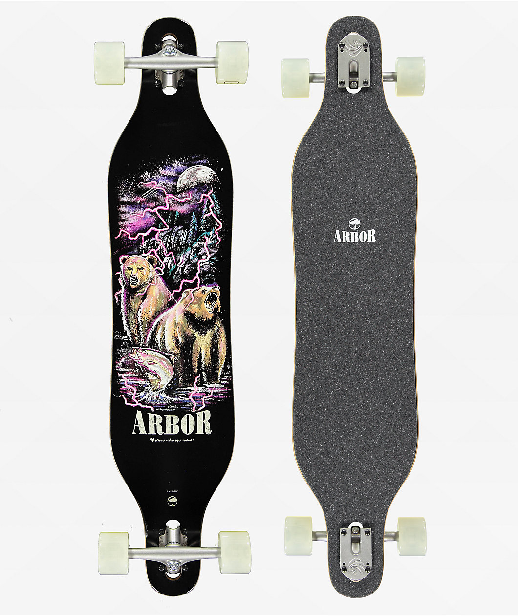 Arbor Nature Always Wins Axis 40" Drop Through Longboard Complete