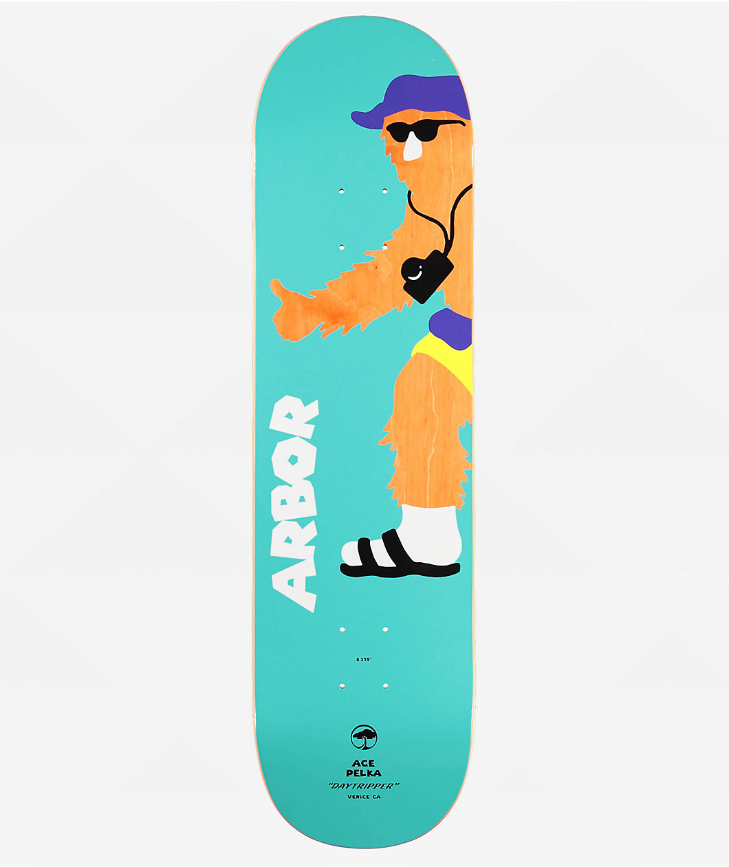 Arbor Pelka Daytripper 8.375" Skateboard Deck