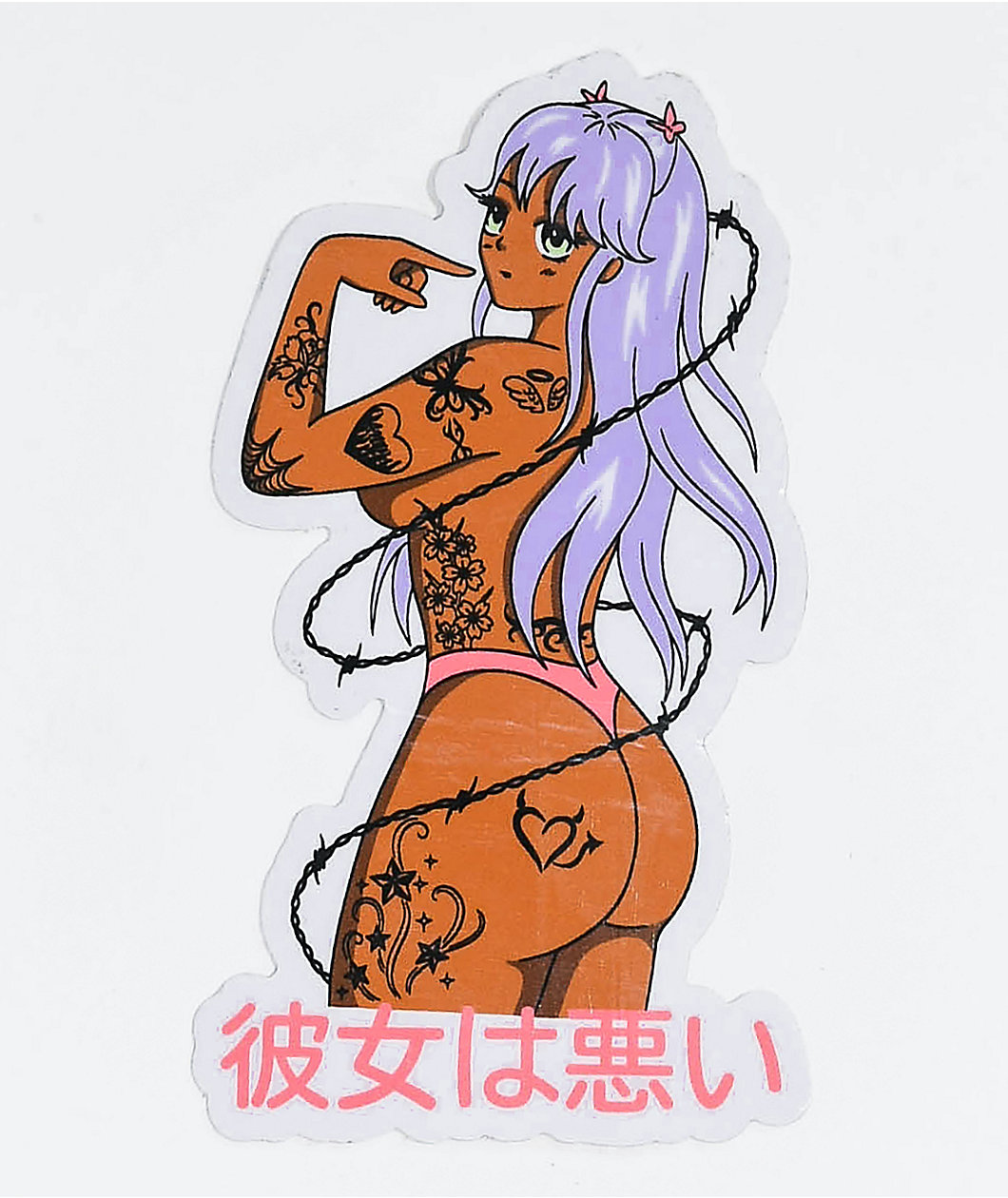 Artist Collective She Bad Purple Sticker