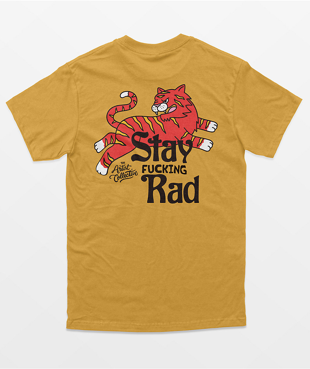 Artist Collective Stay Rad Gold T-Shirt