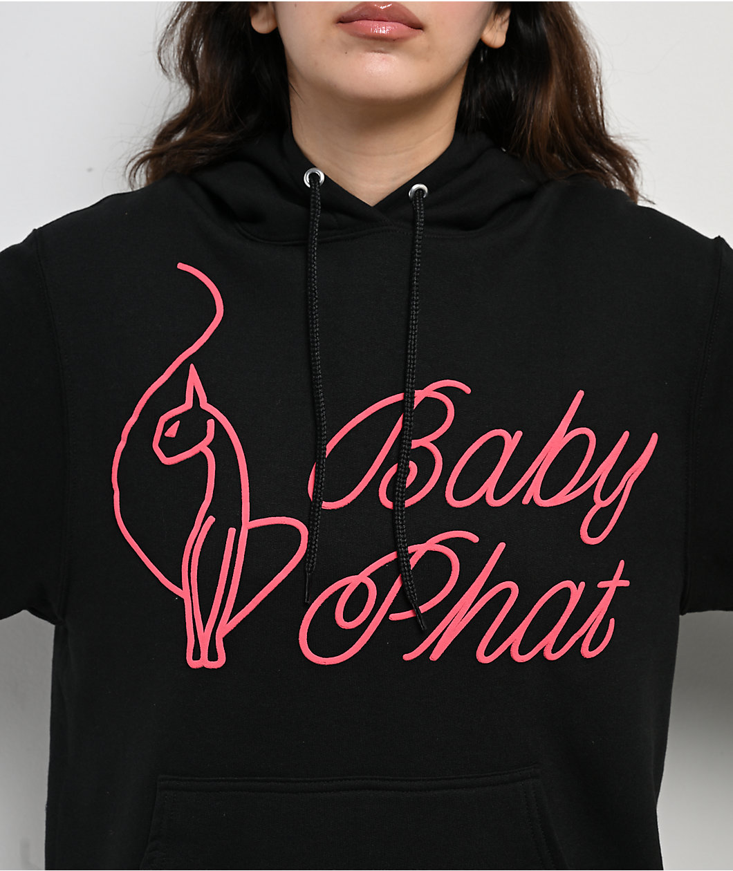 Baby Phat Script Black Hoodie