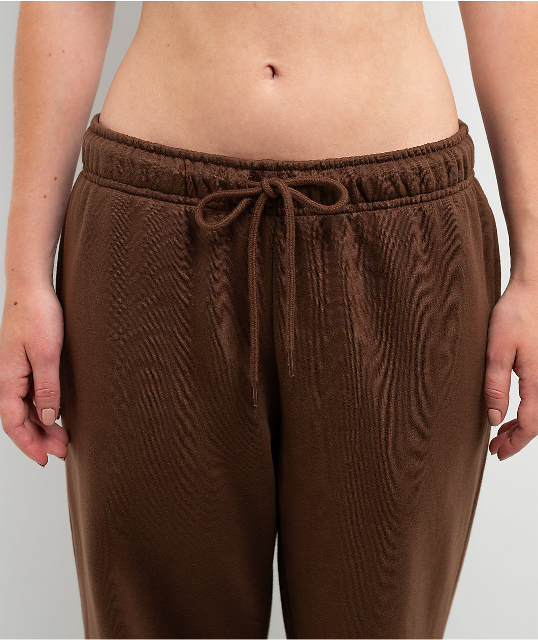 Baby Phat Script Cat Brown Wide Leg Sweatpants
