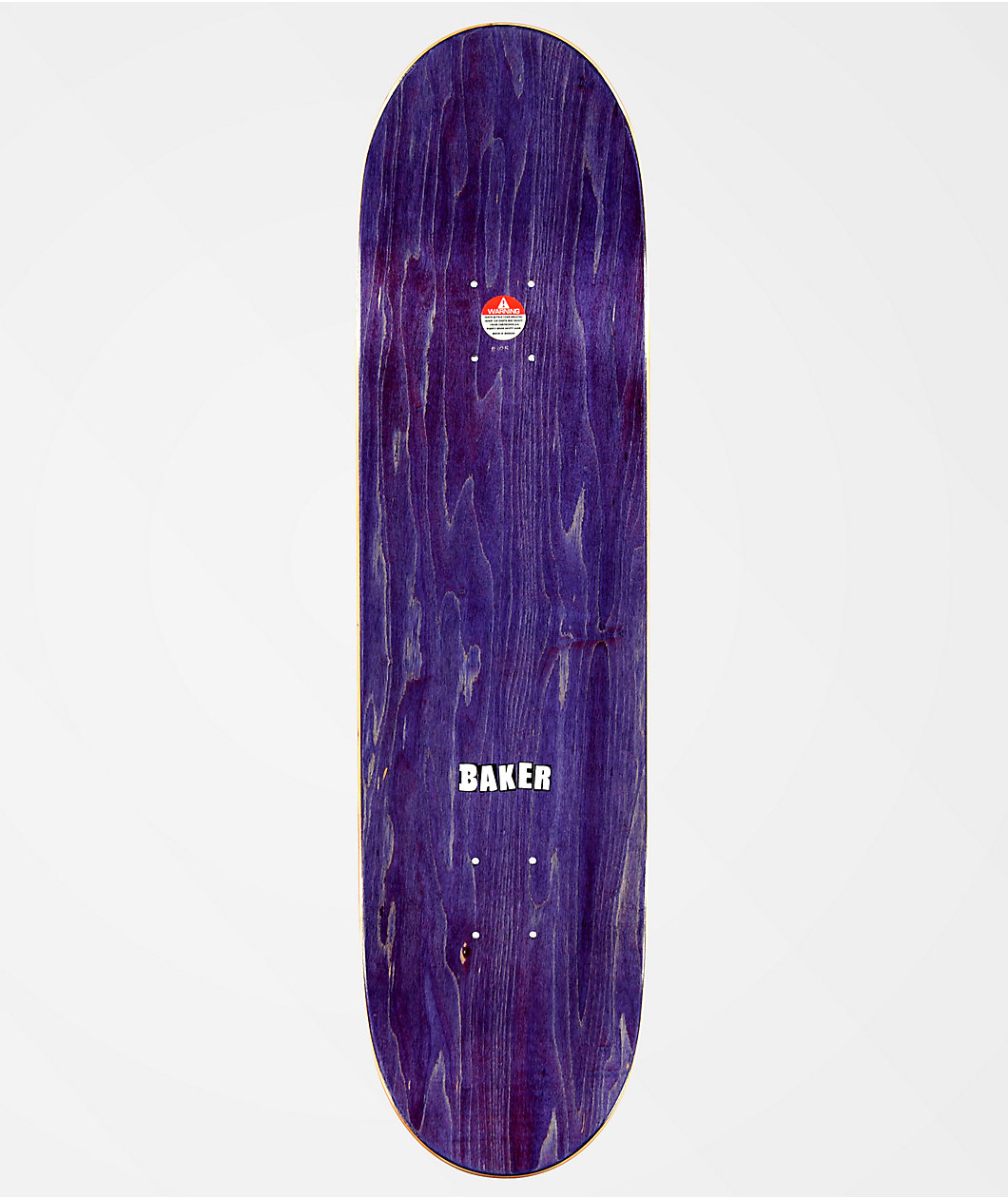Baker Brand Logo Black & White 8.25" Skateboard Deck