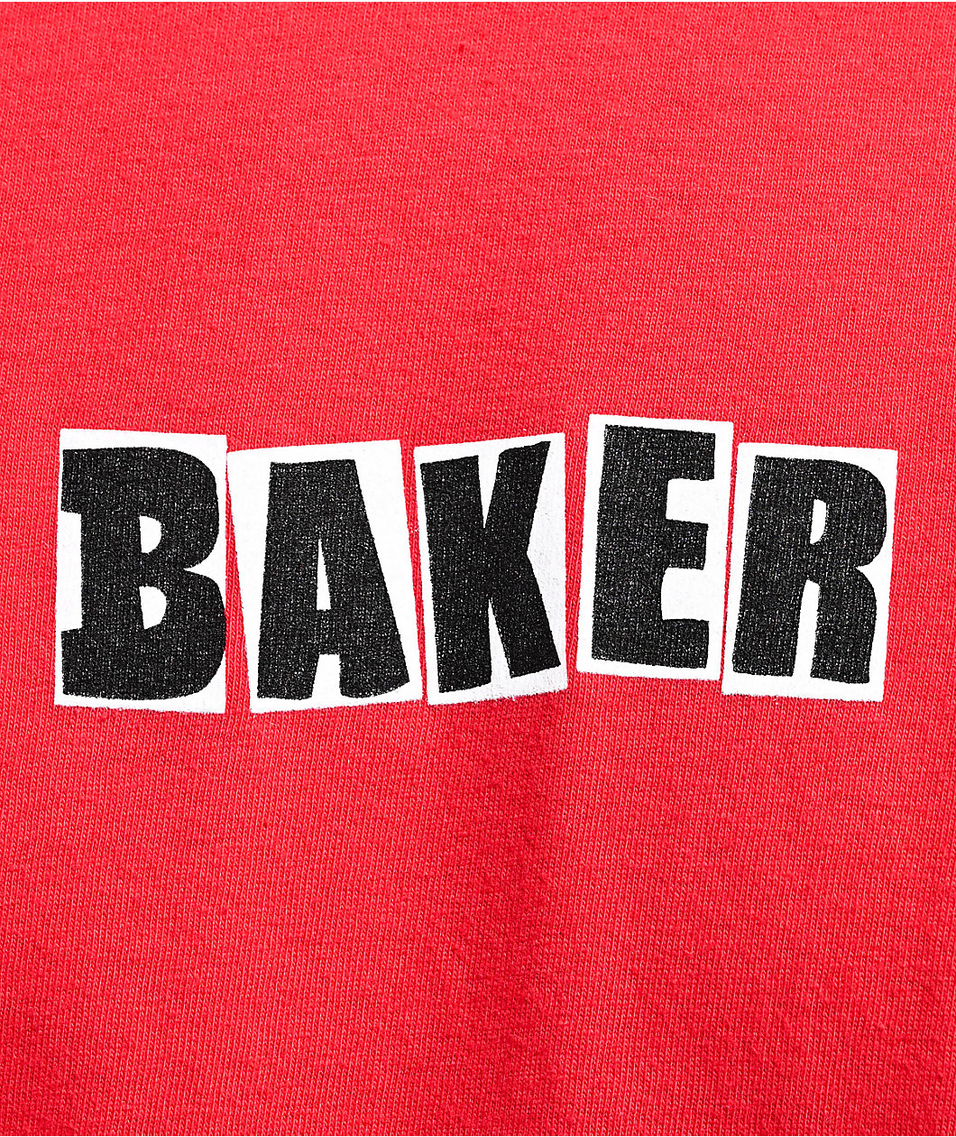 Baker Logo Red Wash T-Shirt