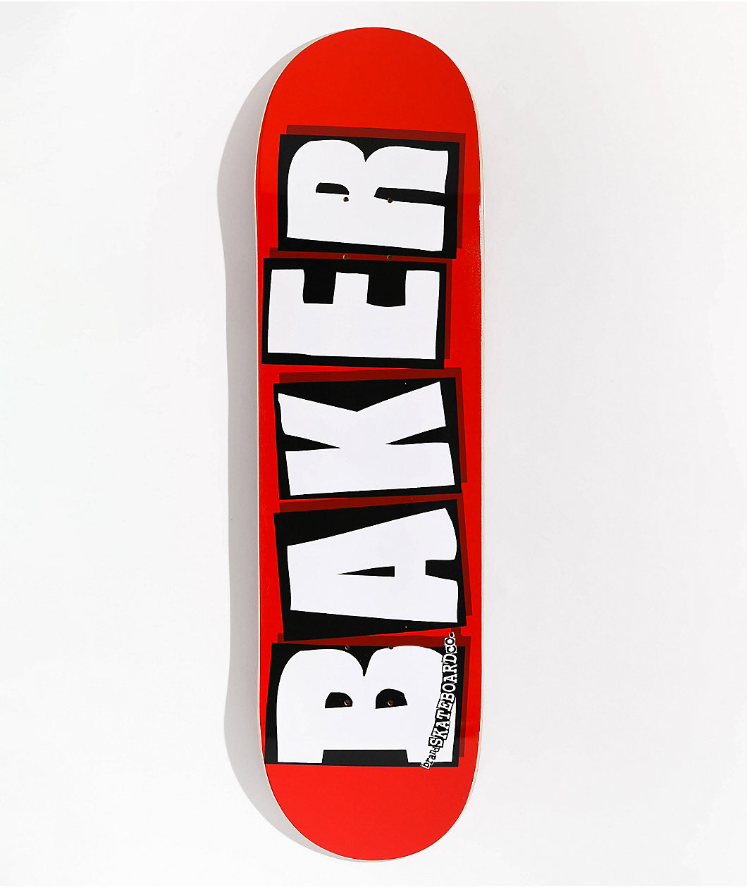 Baker White Brand Logo 8.5" Skateboard Deck