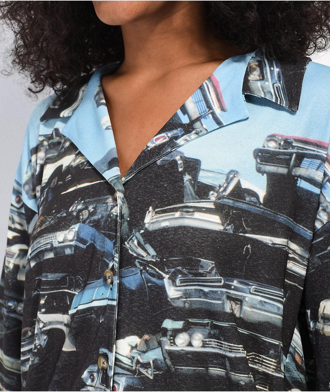 Basic Pleasure Mode Wasteland Short Sleeve Button Up Shirt