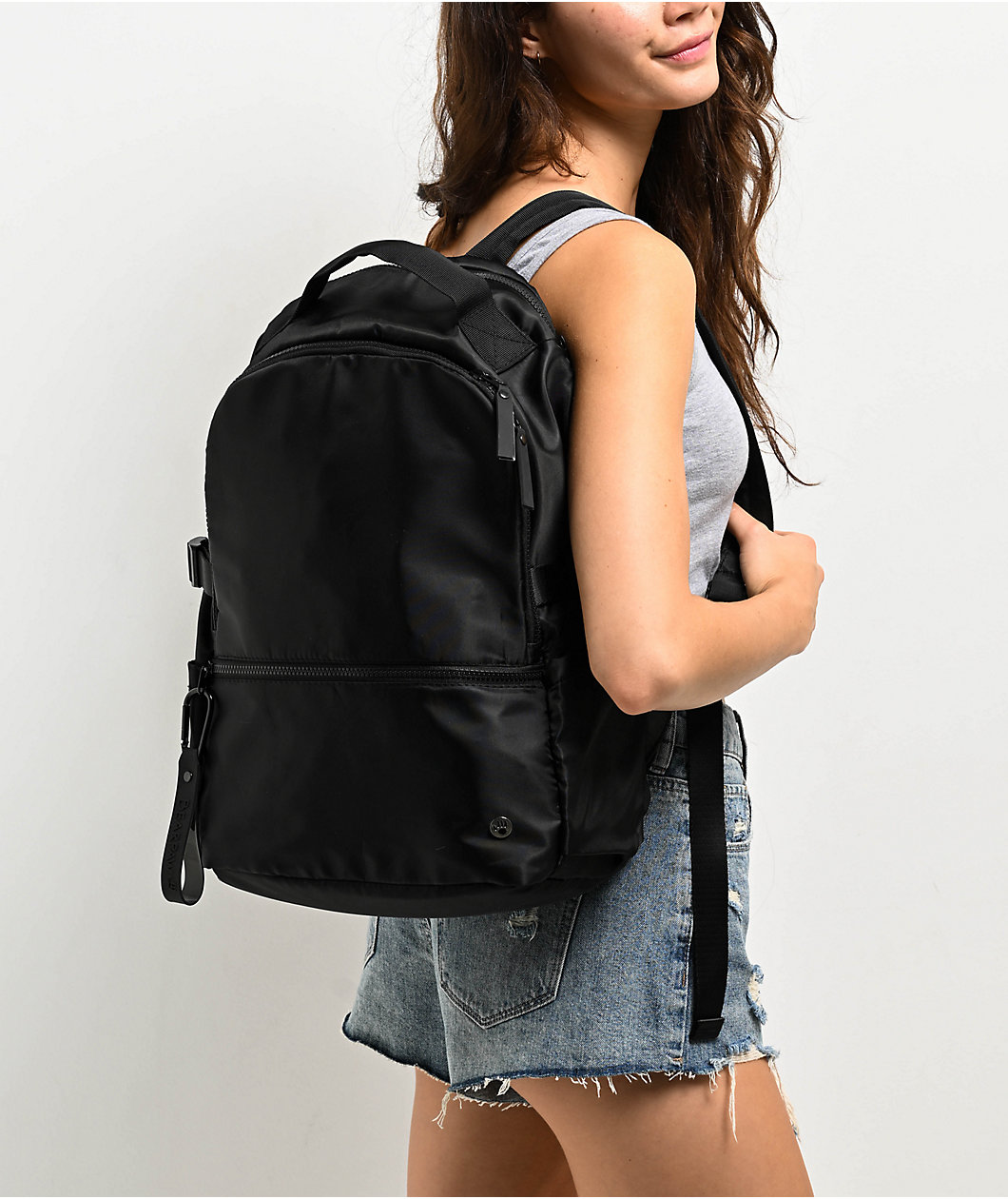 Bearpaw Black Nylon Backpack