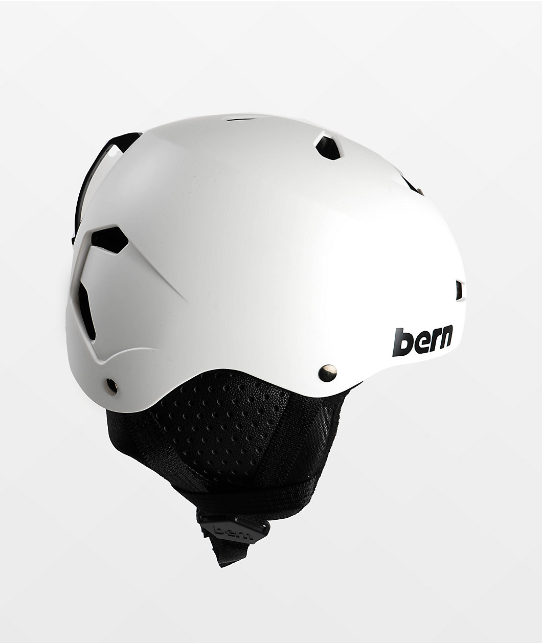 Bern Macon 2.0 Classic White Snowboard Helmet