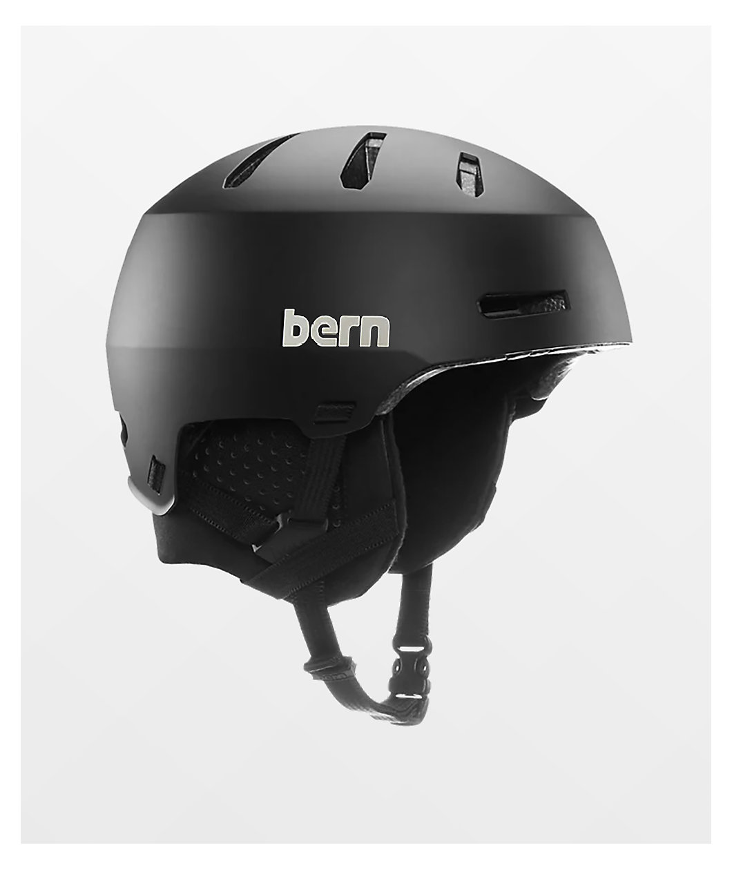 Bern Macon 2.0 Matte Black Snowboard Helmet