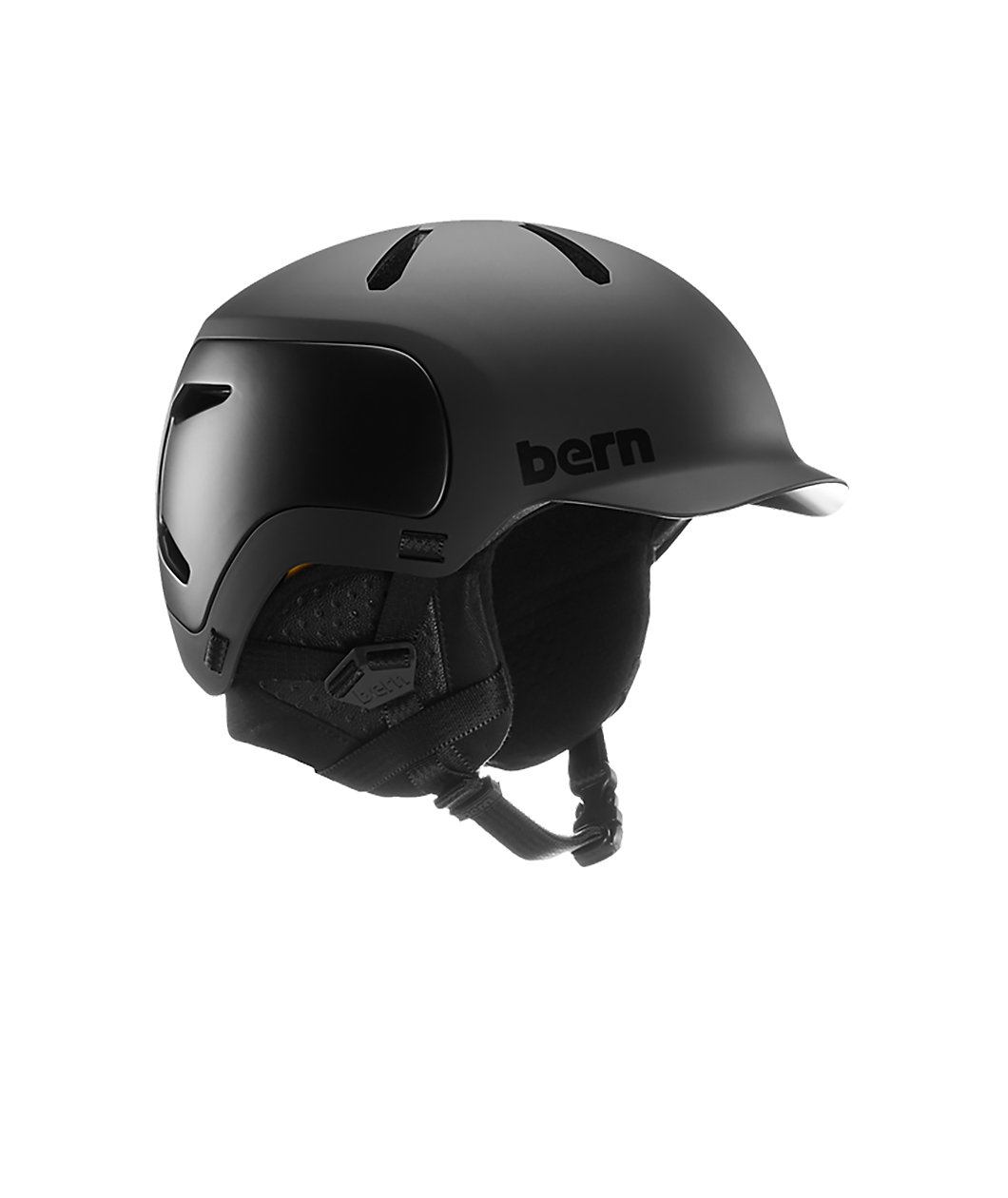 Bern Watts 8-Tracks Black Snowboard Helmet