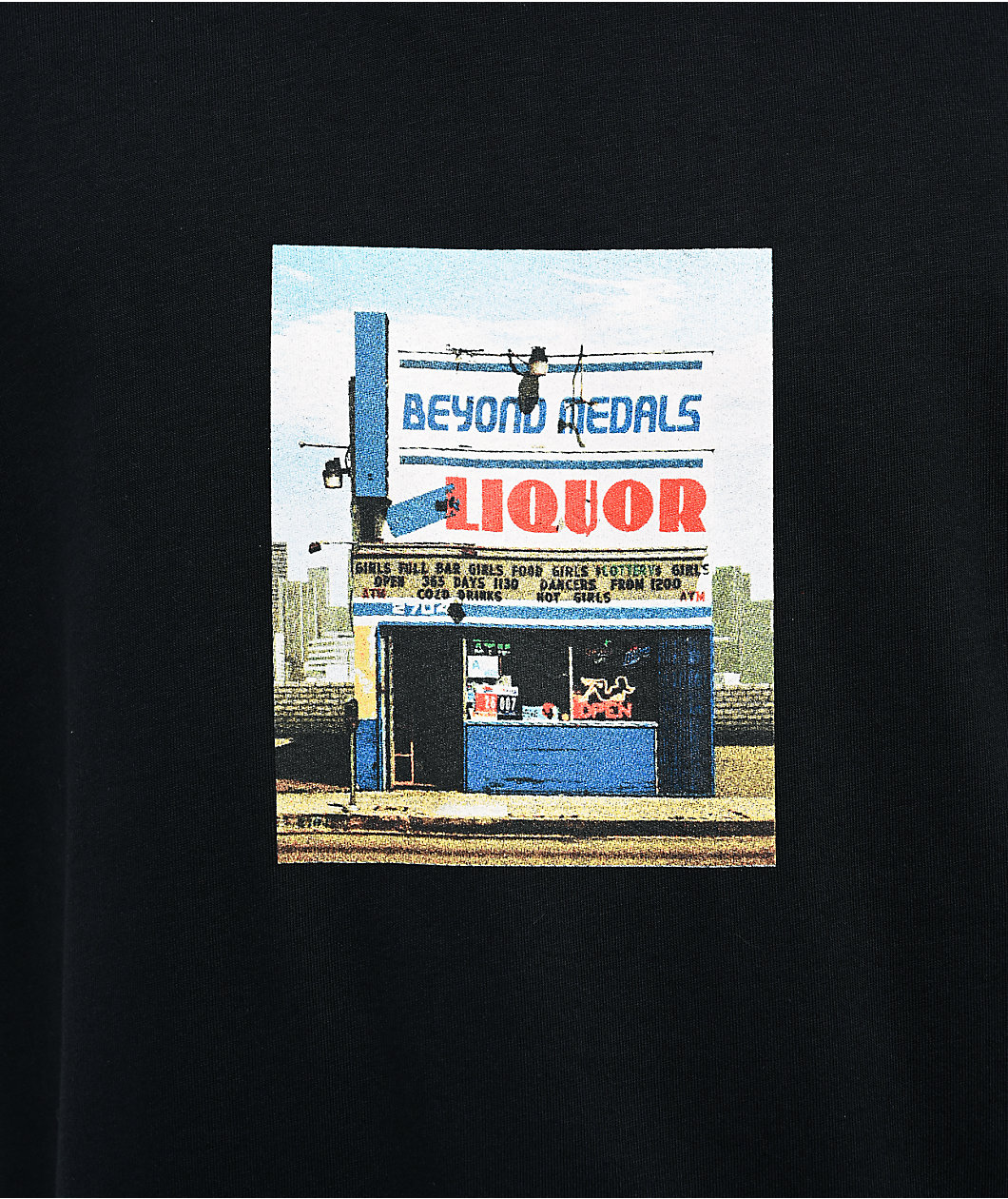 Beyond Medals Liquid Black T-Shirt