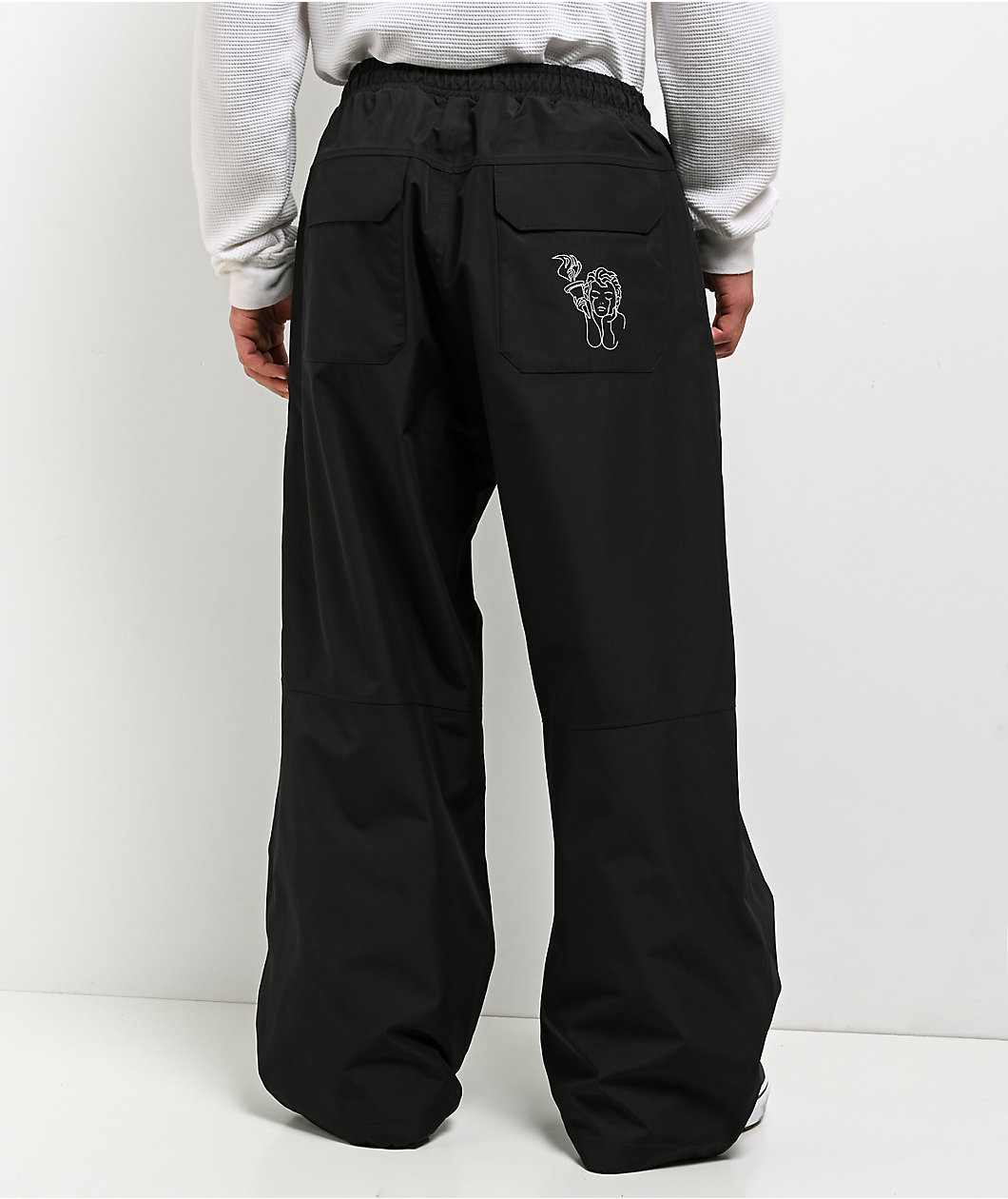 Beyond Medals Park Black 15K Baggy Snowboard Pants