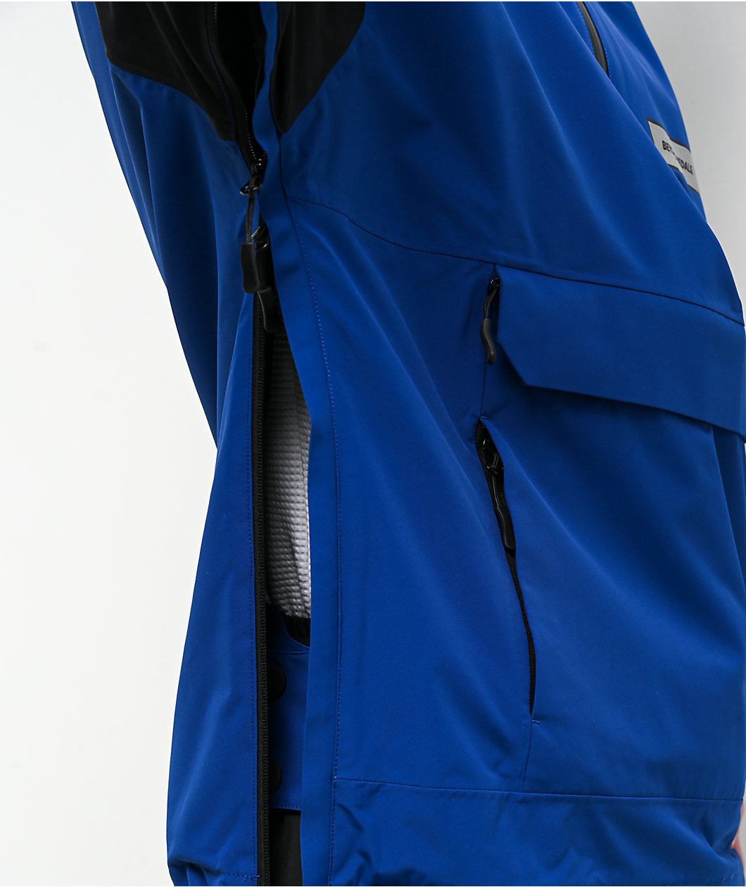 Beyond Medals Retro Anorak 2L Blue 15K Snowboard Jacket