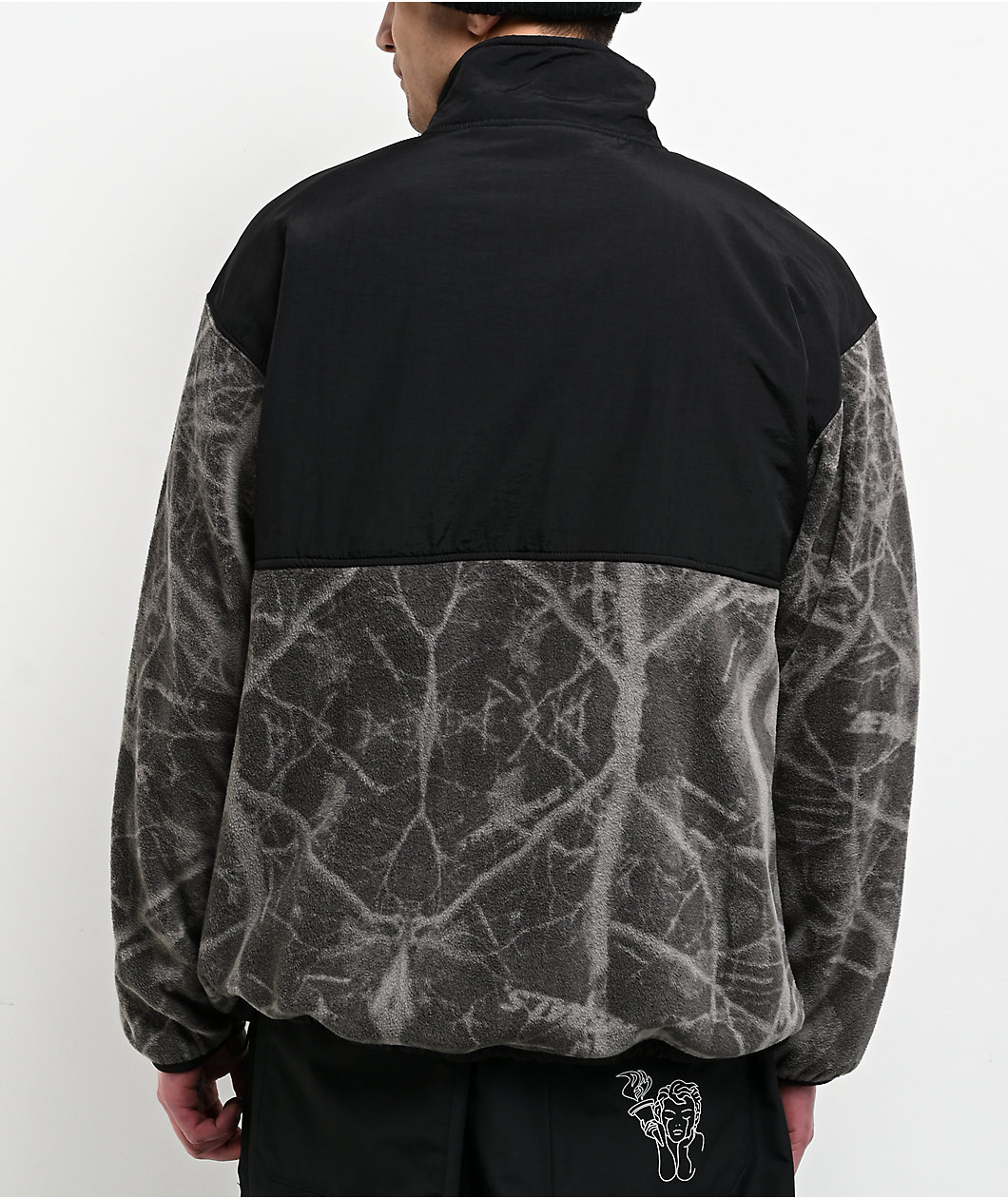 Beyond Medals Tech Grey Fleece Zip Jacket