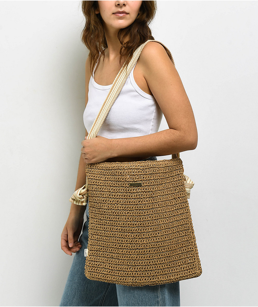 Billabong So Knotty Straw Tote Bag
