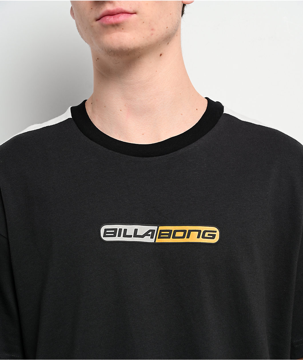 Billabong Spec Grey & White T-Shirt