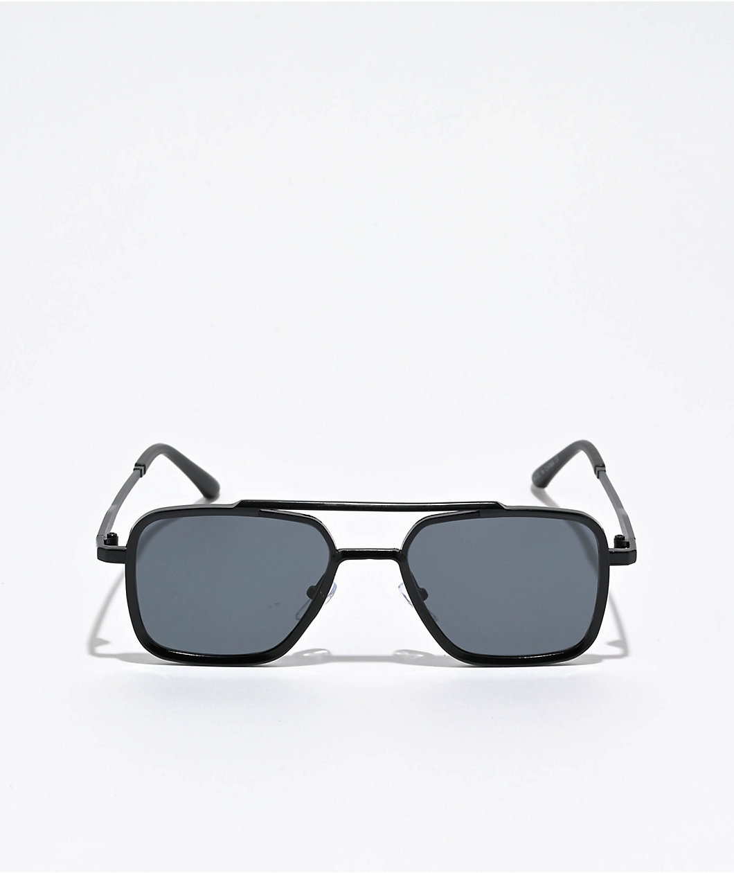 Bios Black Metal Pilot Sunglasses