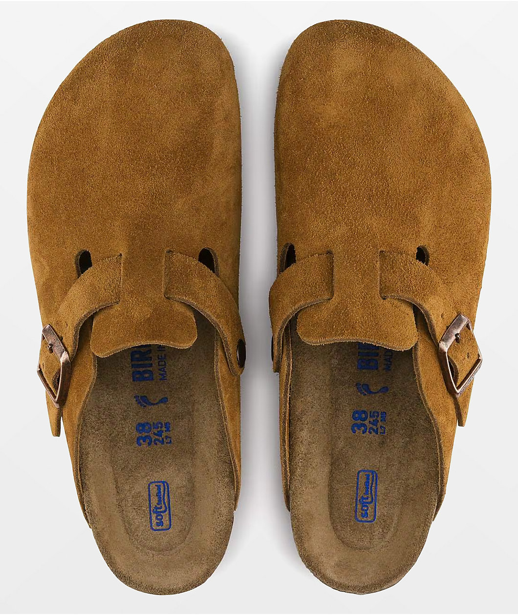Birkenstock Boston Soft Footbed Mink Brown Clogs