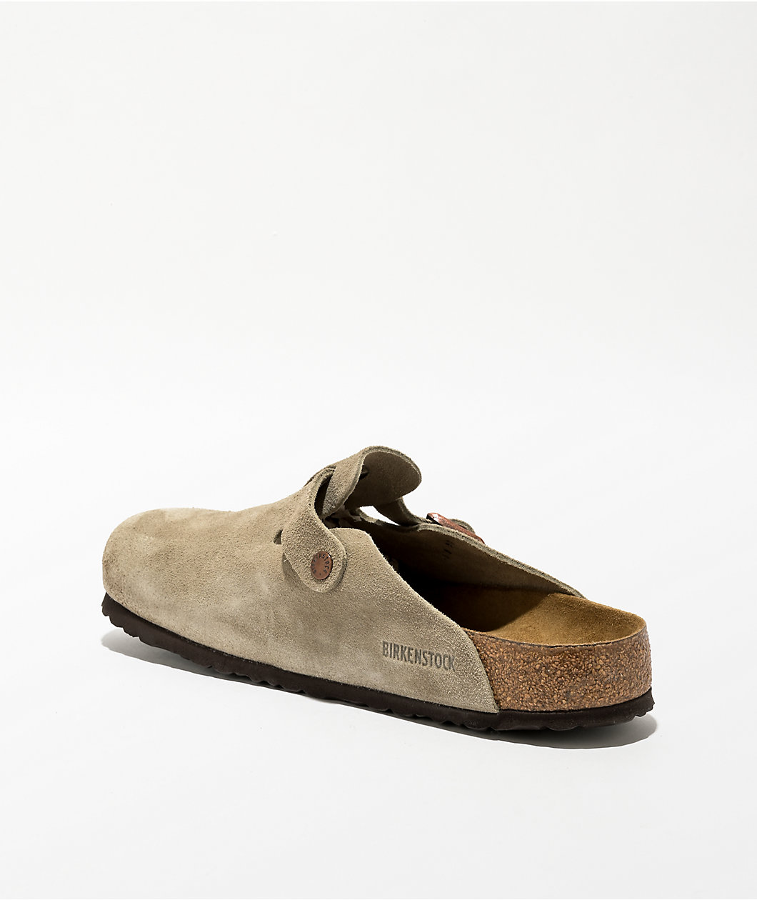 Birkenstock Boston Soft Footbed Taupe Clogs