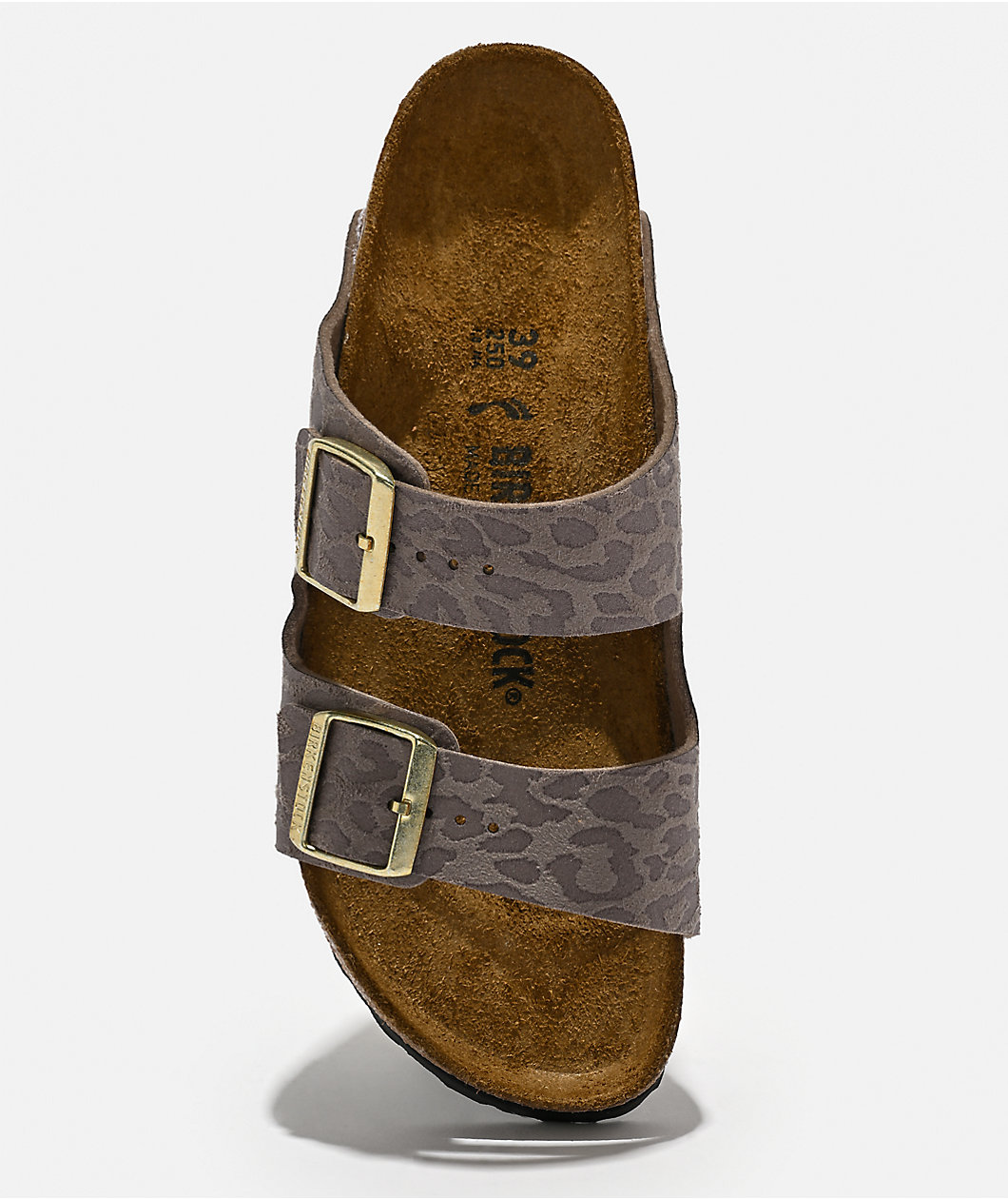 Birkenstock Women's Arizona Leopard Grey Sandals